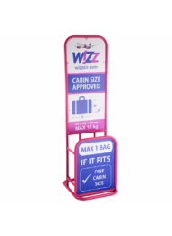 Kufre Wizz Air s rozmermi 55 x 40 x 23 cm s prednostným nástupom do lietadla