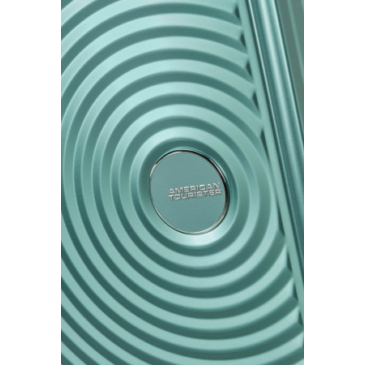 American Tourister SOUNDBOX ALU SPINNER 68/25 TSA DUSTY TURQUOISE