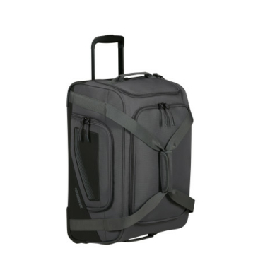 American Tourister CITY RACER DUFFLE/WH S BLACK Športová taška na kolieskach/taška cez rameno