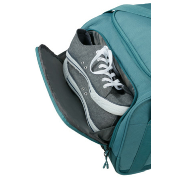 American Tourister CITY RACER DUFFLE/WH S PETROL Športová taška na kolieskach/taška cez rameno