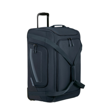 American Tourister CITY RACER DUFFLE/WH M NAVY Športová taška na kolieskach/taška cez rameno