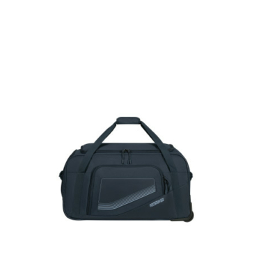 American Tourister CITY RACER DUFFLE/WH M NAVY Športová taška na kolieskach/taška cez rameno