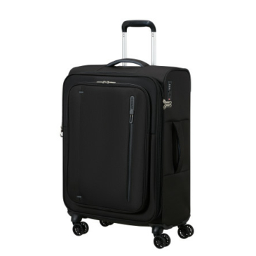 AMERICAN TOURISTER CLOUDRIDER SPINNER M EXP TSA JET BLACK