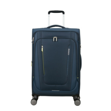 American Tourister WANDERLITE SPINNER M EXP TSA TMAVO MODRÁ