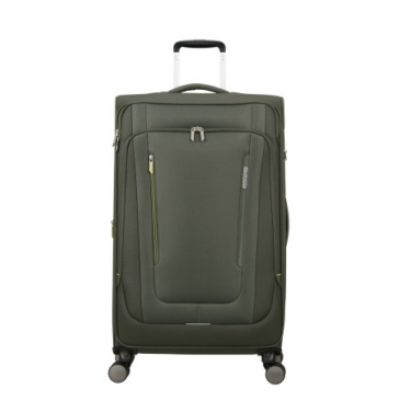 American Tourister WANDERLITE SPINNER L EXP TSA TMAVÁ KHAKI