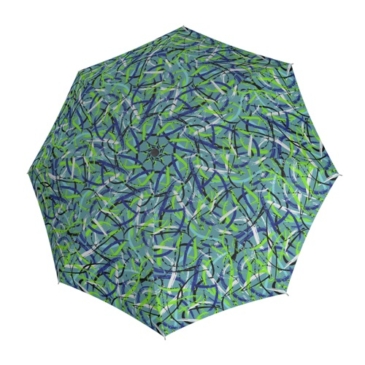 Dámsky dáždnik Derby Hit Mini Moving Lines Blue s ručným otváraním D-70065PML01