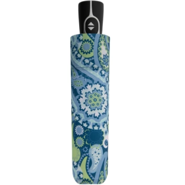 Doppler Fiber Magic Paisley Blue automatický dáždnik pre ženy D-7441465PA02