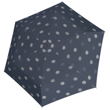 Doppler Fiber Magic Timeless Blue Dots automatický dáždnik pre ženy D-7441465T01
