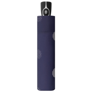 Doppler Fiber Magic Timeless Blue Dots automatický dáždnik pre ženy D-7441465T01