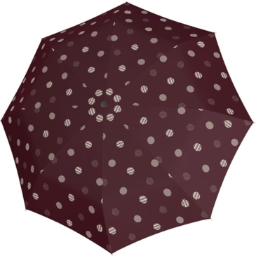Doppler Fiber Magic Timeless Red Dots automatický dáždnik pre ženy D-7441465T04