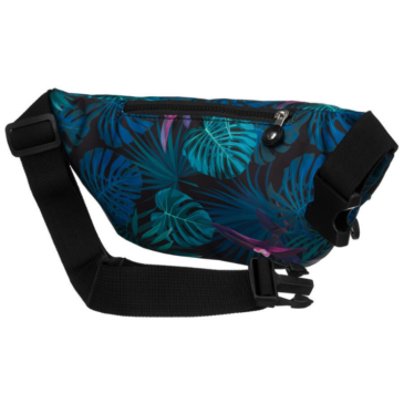 Priestranná dámska taška Fanny Pack s módnym vzorom