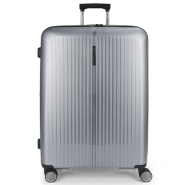 Rozťahovací kufor Gabol Brooklyn na 4 kolieskach v striebornej farbe 75 cm GA-1239L