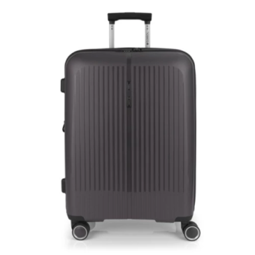 Rozťahovací kufor Gabol Brooklyn na 4 kolieskach v tmavosivej farbe 65 cm GA-1239M