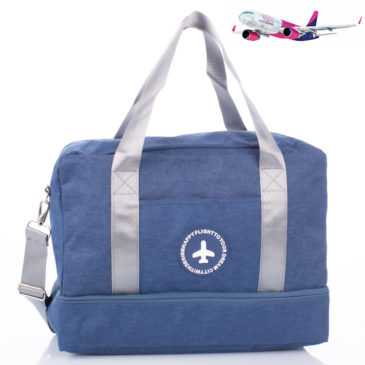 Cestovná taška/batoh Wizzair veľkosť palubnej tašky 40 x 30 x 20 cm v modrej farbe