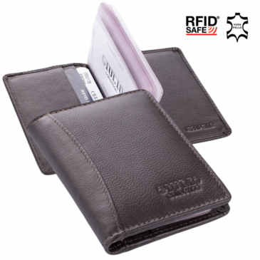 GIULIO COLLECTION puzdro na karty z pravej kože so systémom RFID