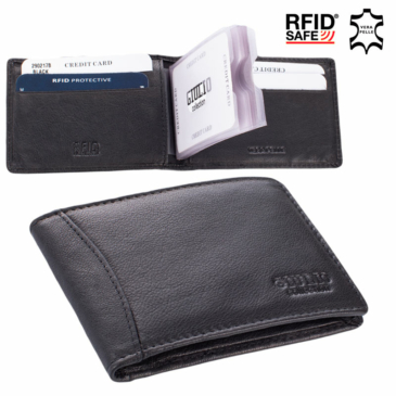 GIULIO COLLECTION puzdro na karty z pravej kože so systémom RFID