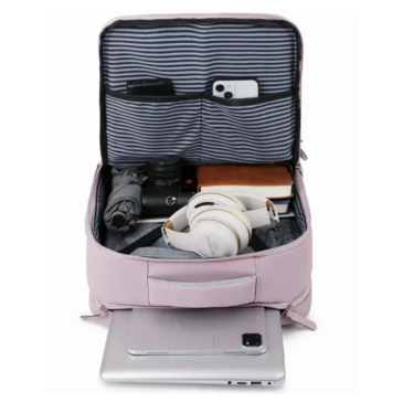 Vodotesný multifunkčný priestranný cestovný batoh s konektorom USB WizzAir s rozmermi 40x30x20 cm 