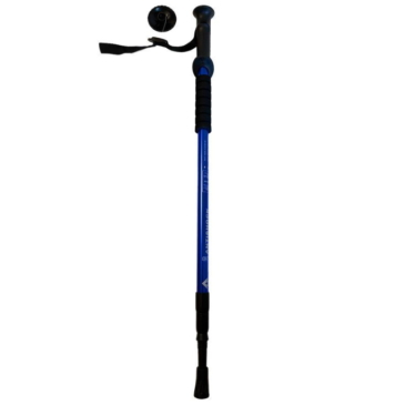 2 polstrované modré turistické palice - nordic walking