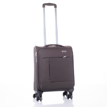 XTD WIZZAIR RYANAIR kabínový kufor veľkosti 55 x 40 x 20 cm v hnedej farbe