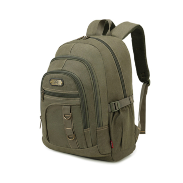 Outdoorový batoh z ultra pevného plátna v khaki farbe