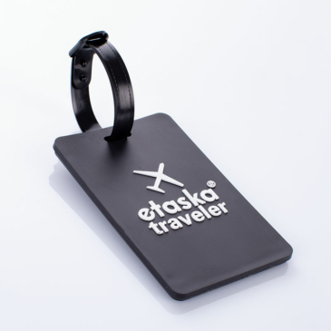 visačka na batožinu etaska traveler v čiernej farbe