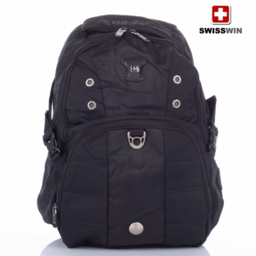 Batoh na notebook Swisswin čierny s ventilačným systémom AIR FLOW
