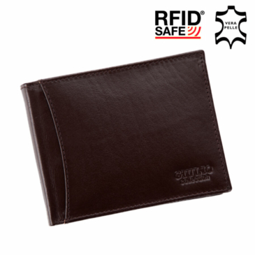 GIULIO pánska peňaženka z pravej kože v darčekovej krabičke so systémom RFID ( 8 priehradiek na karty ) *