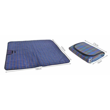Turistický matrac 145x180 cm basic - modrý