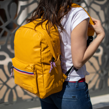 Batoh American Tourister Upbeat Pro v žltej farbe