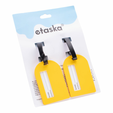 Prémiová visačka na batožinu Etaska Yellow
