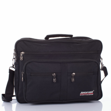 Pánska taška cez rameno AdventureR Black AT515-black