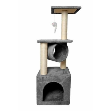 Sivý strom pre mačky 90 cm