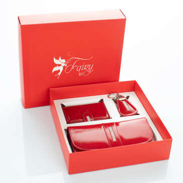 Fairy Crystal kameň peňaženka držiteľ karty držiteľ kľúčov darčeková sada