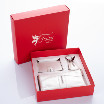 Fairy Crystal kameň peňaženka držiteľ karty držiteľ kľúčov darčeková sada
