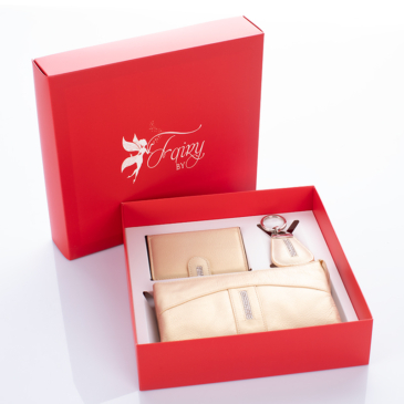Fairy Crystal kameň peňaženka držiteľ karty držiteľ kľúčov darčeková sada