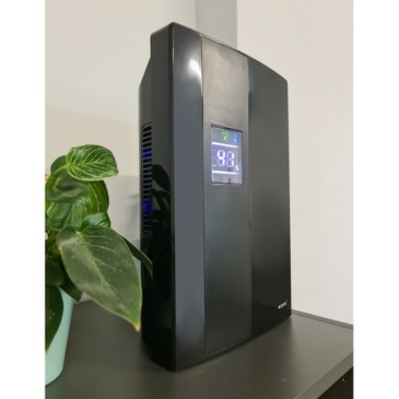 Elektrický odvlhčovač a čistička vzduchu s objemom 1,5 litra - 65 W - čierna