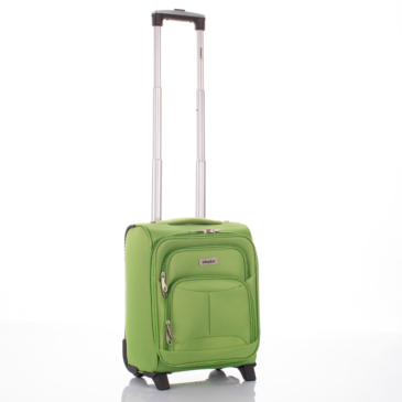 Kufrík Travelway Premium na ručnú batožinu s rozmermi 40 x 30 x 20 cm v palmovo zelenej farbe