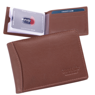 GIULIO COLLECTION puzdro na karty z pravej kože so systémom RFID