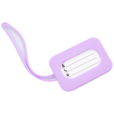 Silikónová visačka na batožinu Purple