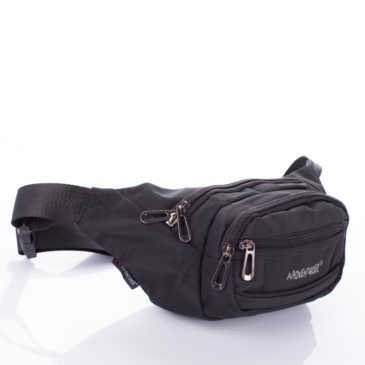 Taška na opasok AdventureR s 3 vreckami v khaki farbe 