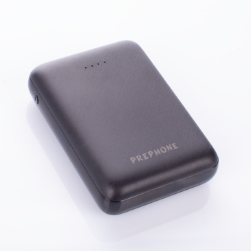 Mini powerbanka so zástrčkou 10000 mAh biela