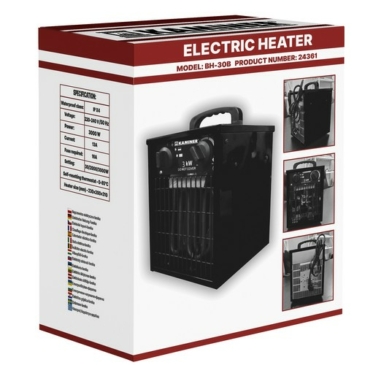 VYSOKO VÝKONNÝ ELEKTRICKÝ OHRIEVAČ S VENTILÁTOROM