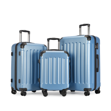BONTOUR VERTICAL Sada kufrov na 4 kolieskach Petrol Blue