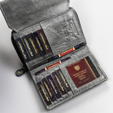 Dámska peňaženka z pravej kože s ochranou RFID