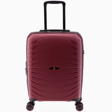 Rozšíriteľný kabínový kufor Gladiator vo farbe Bordeaux 55 x 40 x 20 cm M-3410KB