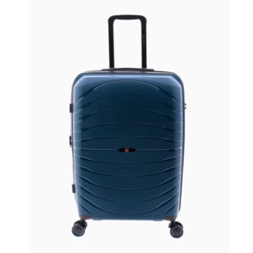 Rozšíriteľný kufor Gladiator v petrolejovej modrej farbe 67 x 45 x 29-32 cm