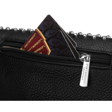 Dámska crossbody taška Peterson v čiernej farbe