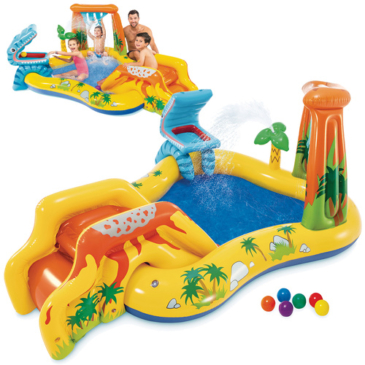 Nafukovací detský bazén Intex 5 v 1 - Dino Park