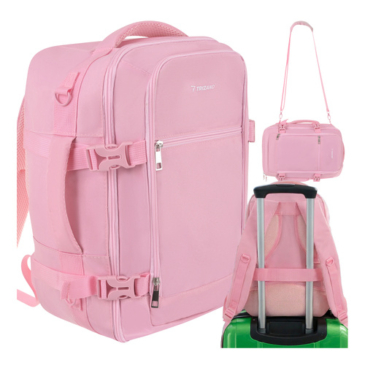 Vodotesný 3-funkčný príručný batoh / taška cez rameno – kompatibilný s Wizz Air a Ryanair, rozmery 40 x 30 x 20 cm