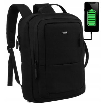 Cestovný batoh na notebook s USB portom - Peterson
